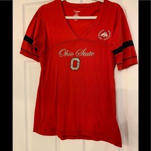 Women’s v-tee Ohio State raglan shirt